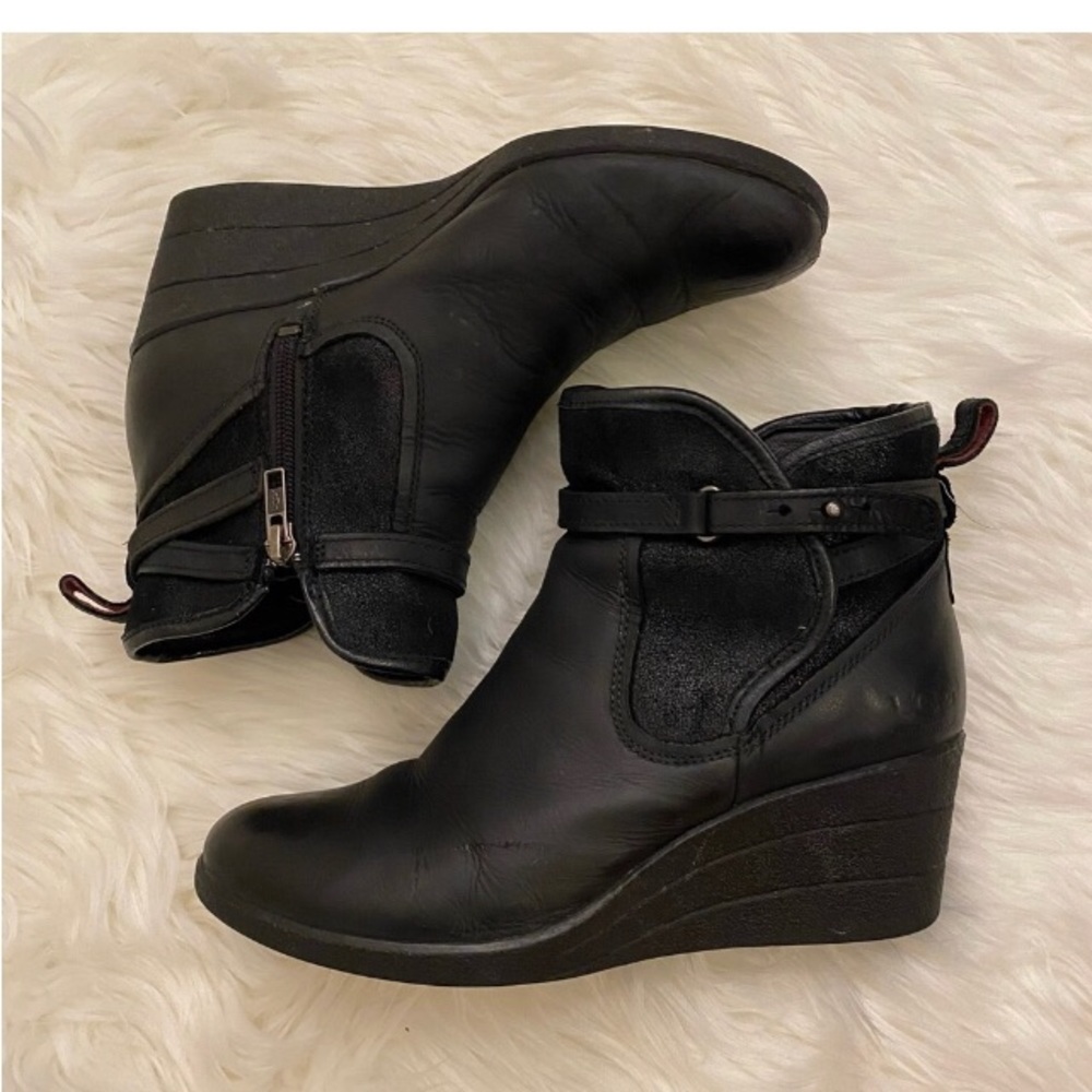 UGG waterproof wedge booties